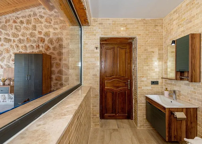 Villa Kalkan'da 2 Yatak Odali Jakuzili Villa-villa Seabird