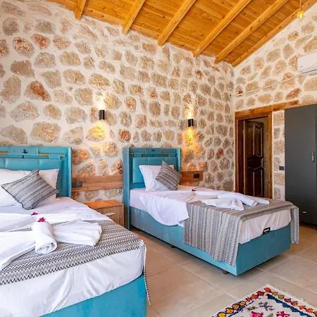 Kalkan'da 2 Yatak Odali Jakuzili Villa-villa Seabird * 卡斯