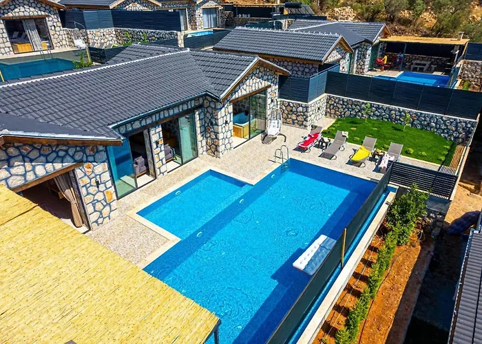 Вілла Kalkan'da 2 Yatak Odali Jakuzili Villa-villa Seabird Каш