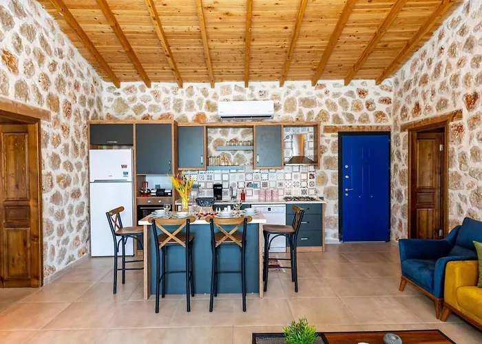 Kalkan'da 2 Yatak Odali Jakuzili Villa-villa Seabird Villa Kas